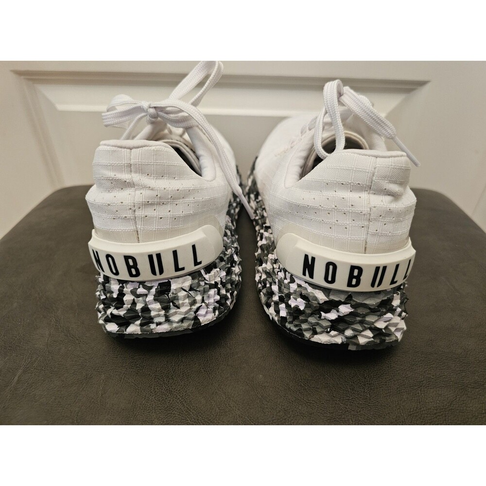 NOBULL Womens White Camo Knit Trainer Crossfit Gym Shoes Size 9 M / W 7.5 - Picture 6 of 11